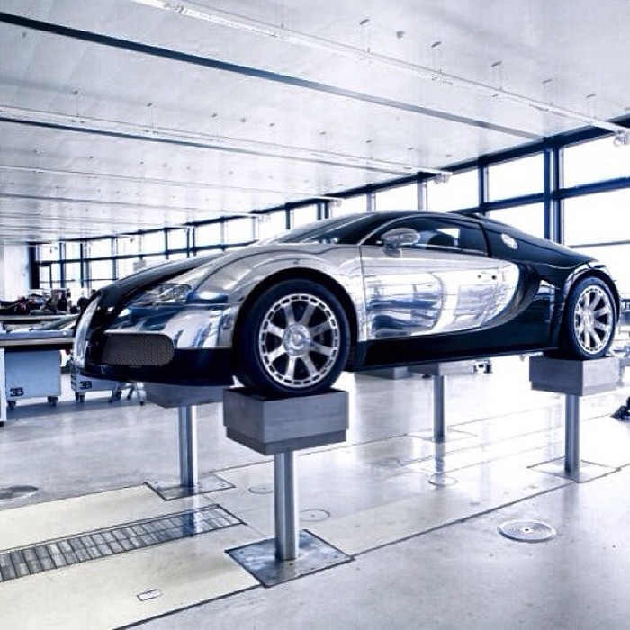 The Ultimate Garage with the Ultimate Supercar- Bugatti!