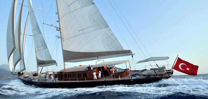 James Bond's superyacht Regina from Skyfall