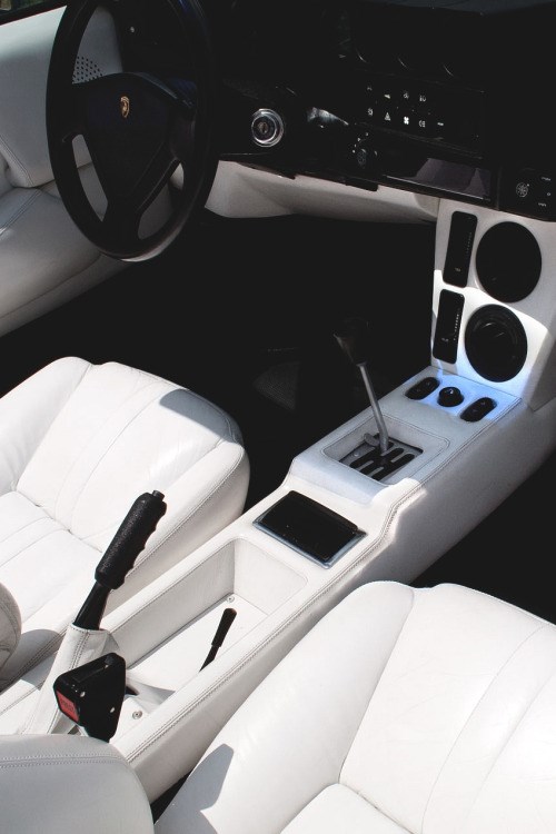 Lamborghini interior.