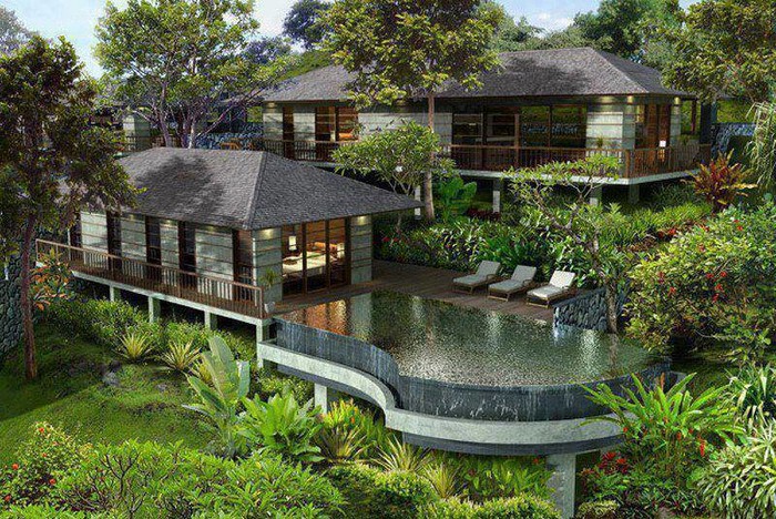 Amazing villa with a private pool in Indonesia.
