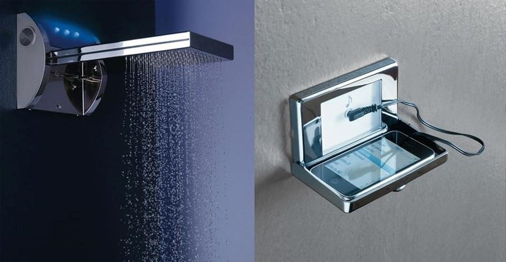 High-tech Aquavolo Shower by Bossini