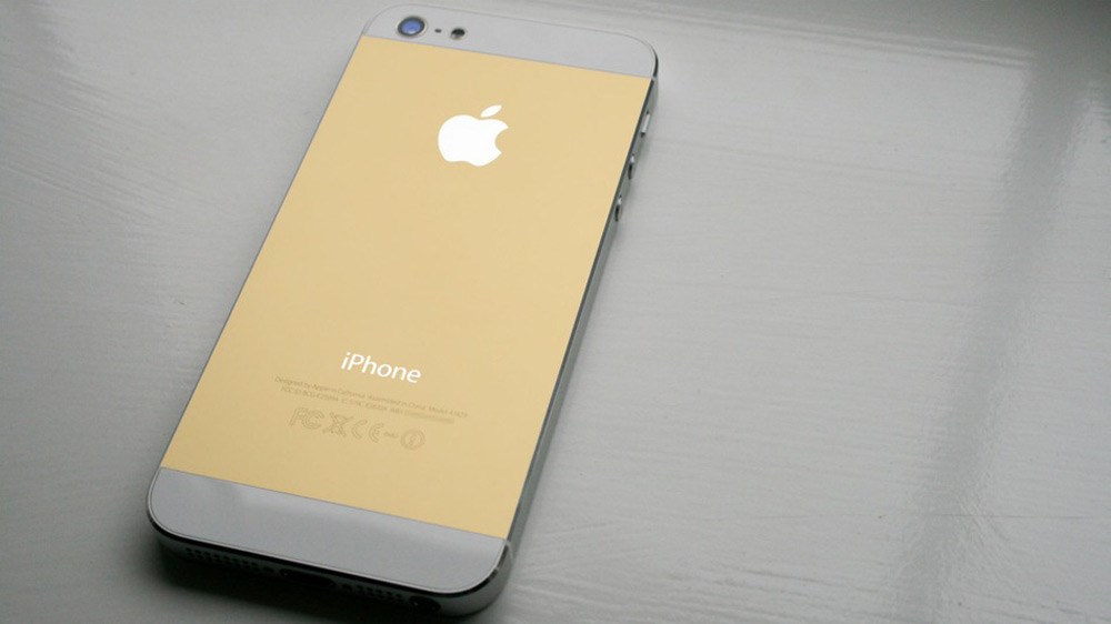 Gold iPhone from Apple.