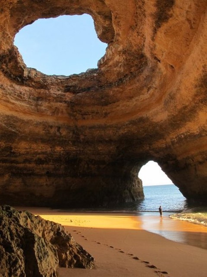 Southern California sea cave.