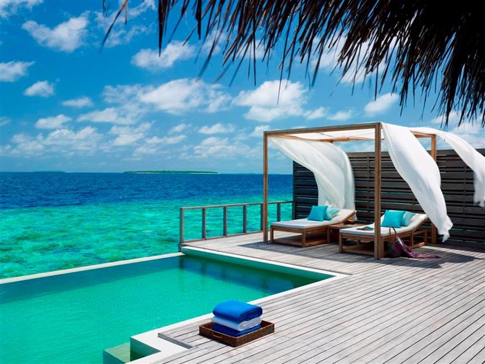  Dusit Thani resort in Maldives.