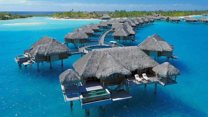 Four Seasons Hotel in Bora Bora Island, French Polynesia