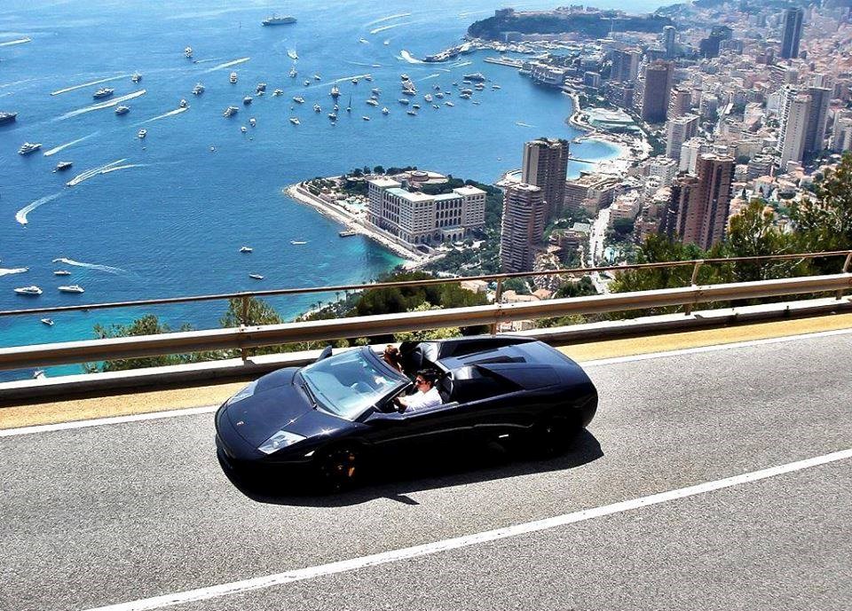 Cruising in Monaco.