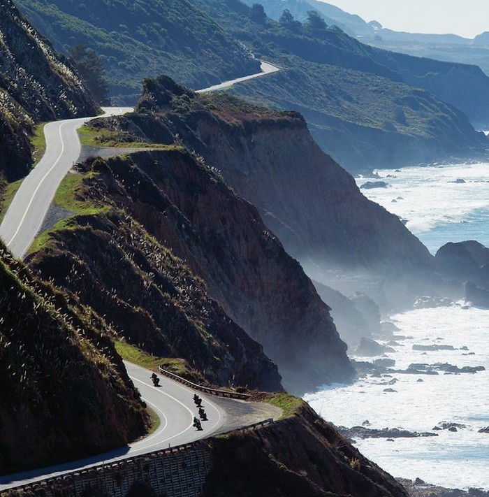 Awesome road! Pacific Coast Highway: L.A. to San Francisco.