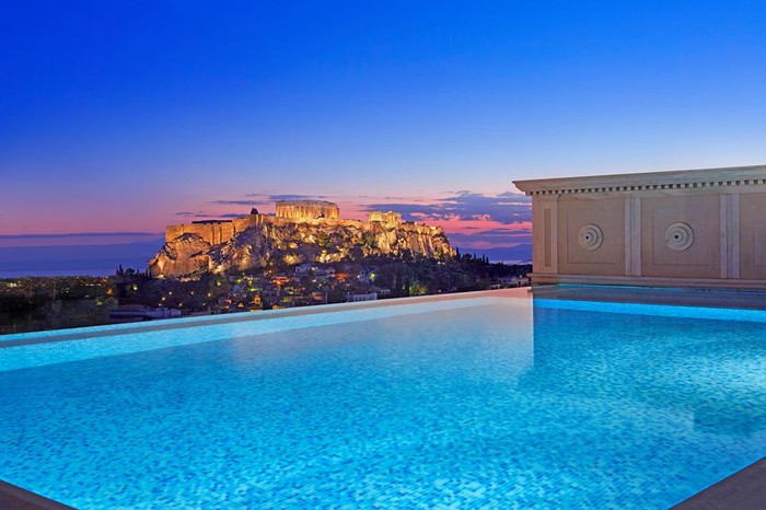 Hotel King George in Athens.