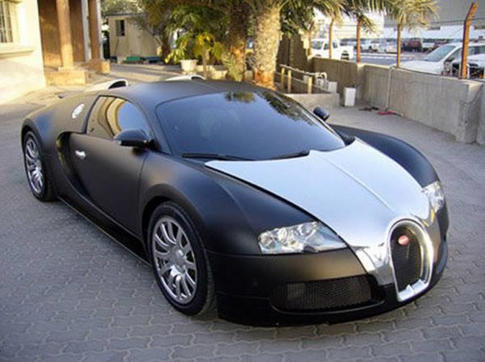 Matte and Chrome Bugatti.