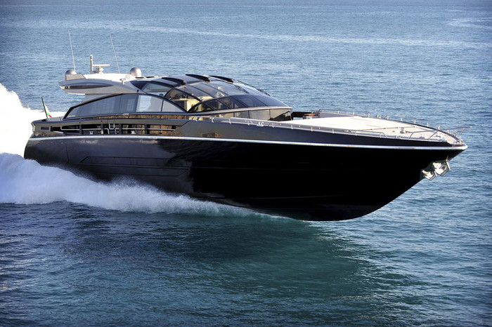 The Baia 100 Power Boat.