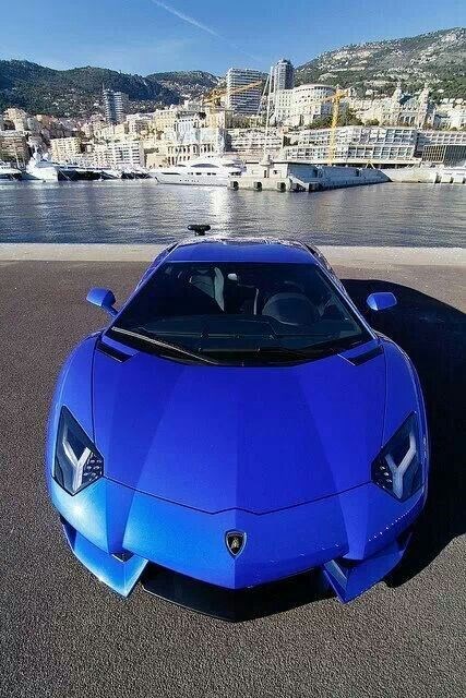 Blue Lambo.