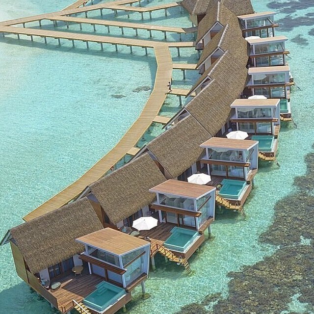 Awesome hotel in Maldives.