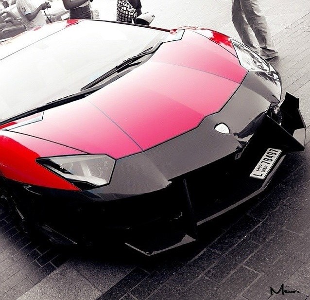 Amazing Lamborghini Aventador from Dubai.