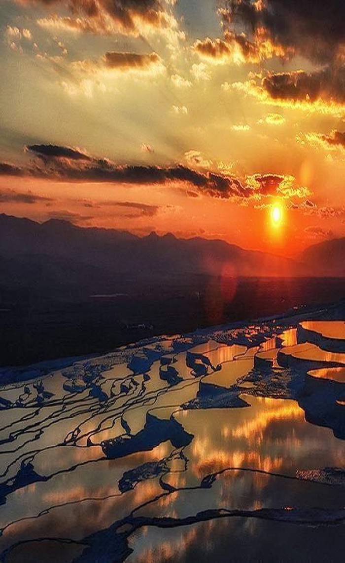 Beautiful Pamukkale in Turkey