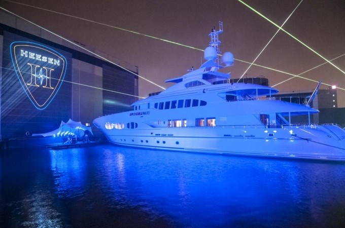 Superyacht Lady Petra launched by Heesen Yachts 
