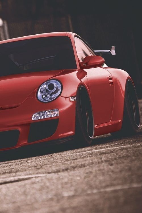 Gotta love a red Porsche.
