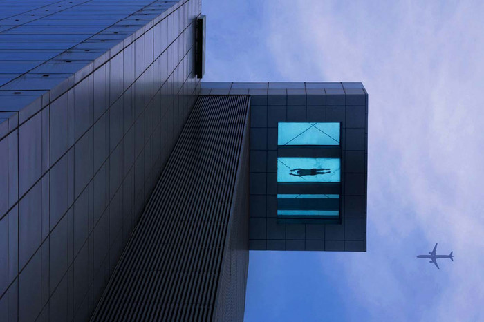 Crazy swimming pool in Shanghai
