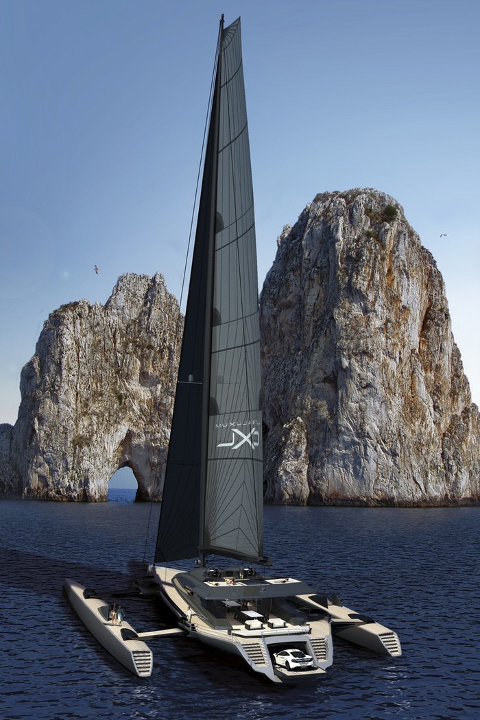 UltraLuxum 48-metre CXL Trimaran Concept.