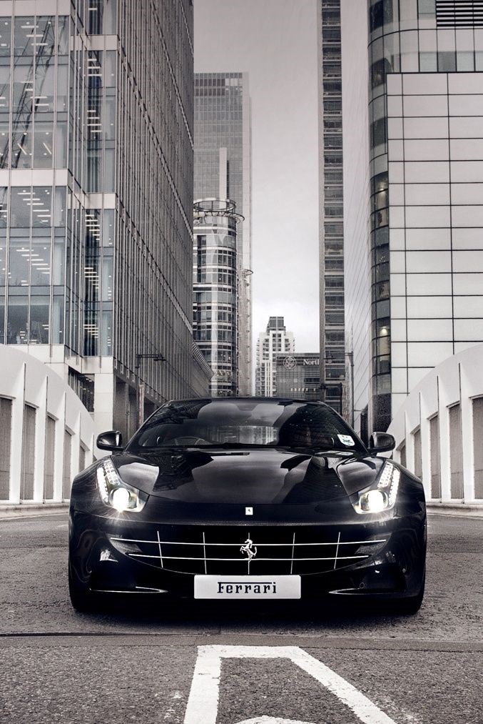 Beautiful Black Ferrari FF.