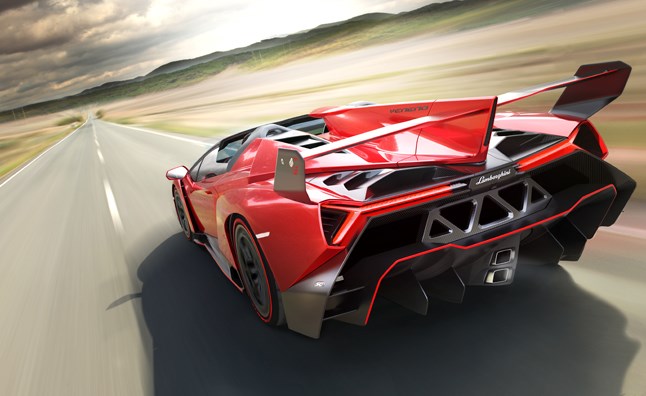 Lamborghini Veneno Roadster.