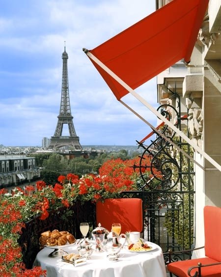 Hotel Plaza Athenee in Paris, France.