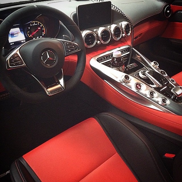 2016 Mercedes Benz AMG GTS Interior.