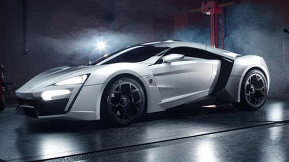 Lykan supercar.