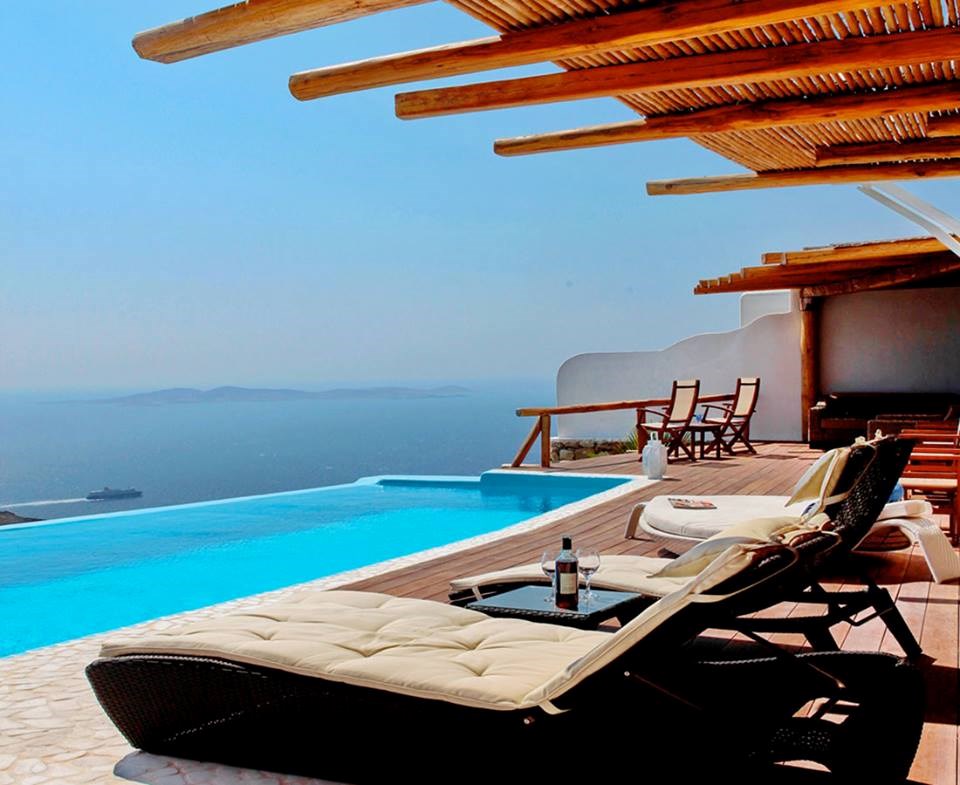 Beautiful view in Mykonos.