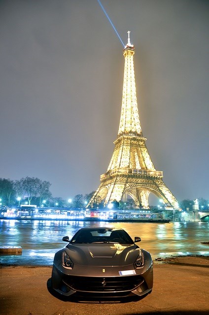  Ferrari F12 Berlinetta in Paris.