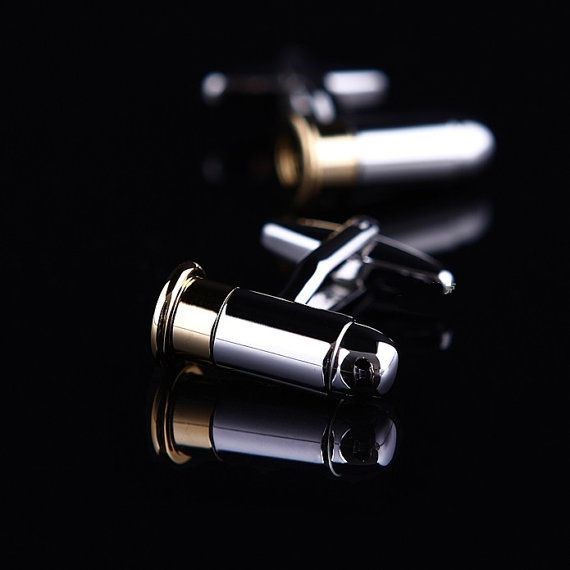 Awesome Bullet Cufflinks.