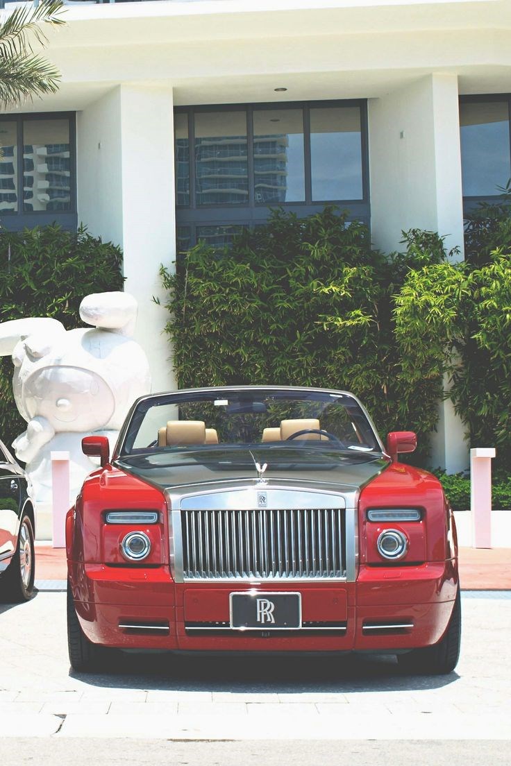 Red Rolls-Royce.