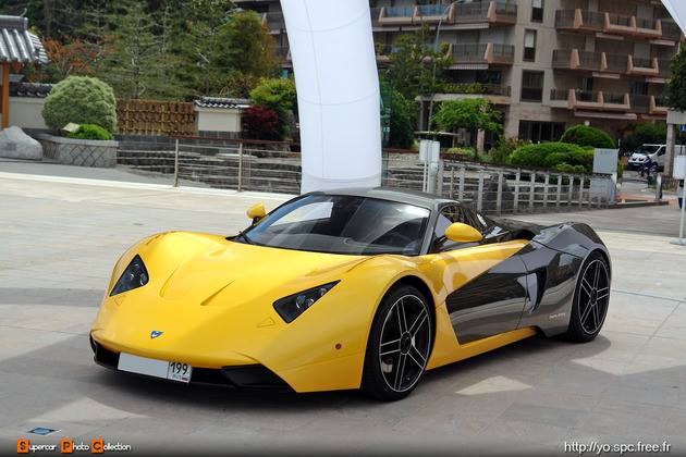 Marussia B1 supercar.