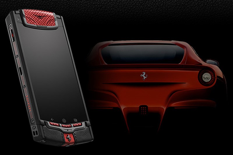 New Vertu Ti Ferrari Limited Edition.