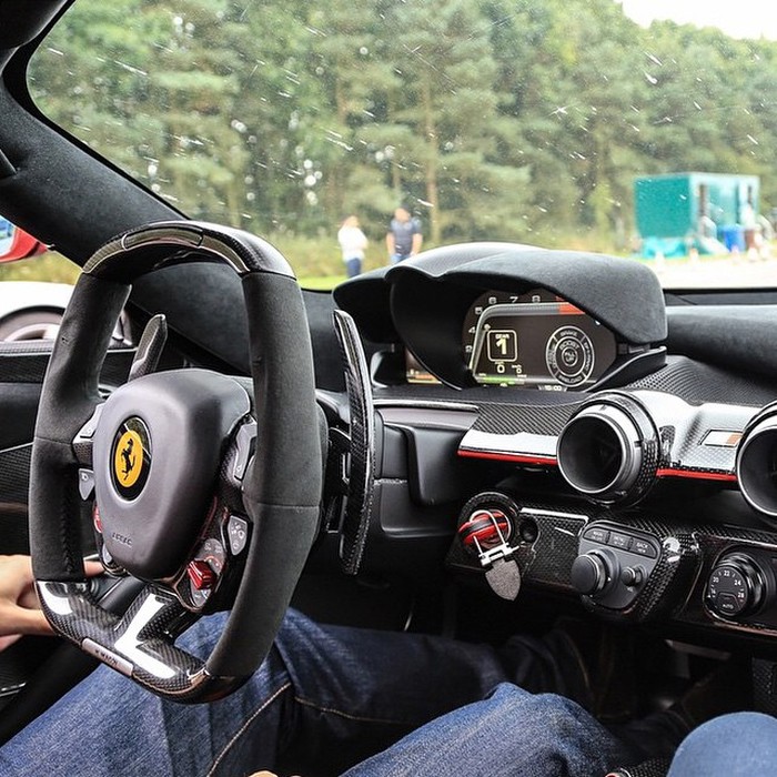 LaFerrari interior.