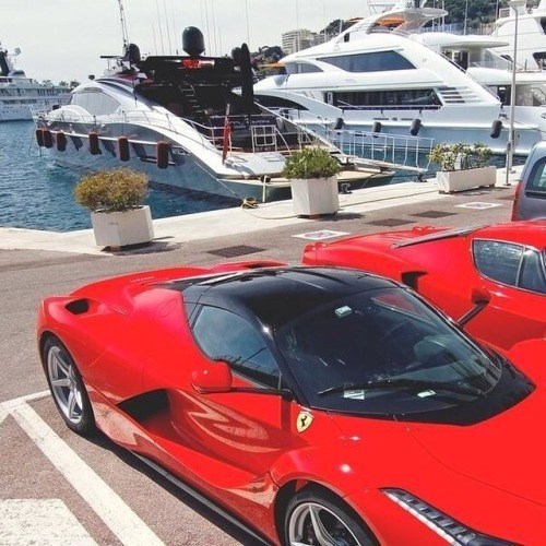 Supercars and superyachts. That's life!