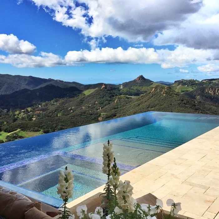 Pool with a view.