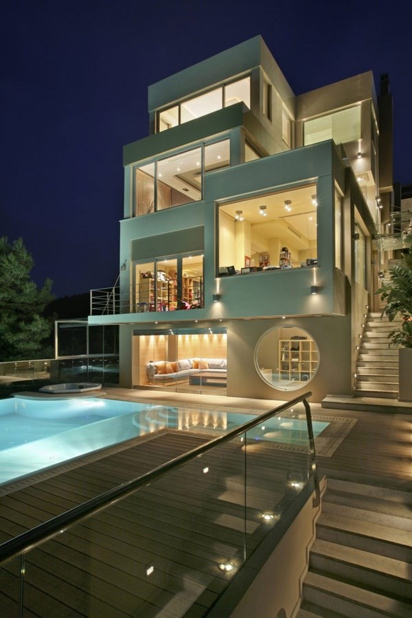 Modern villa in Athens, Greece