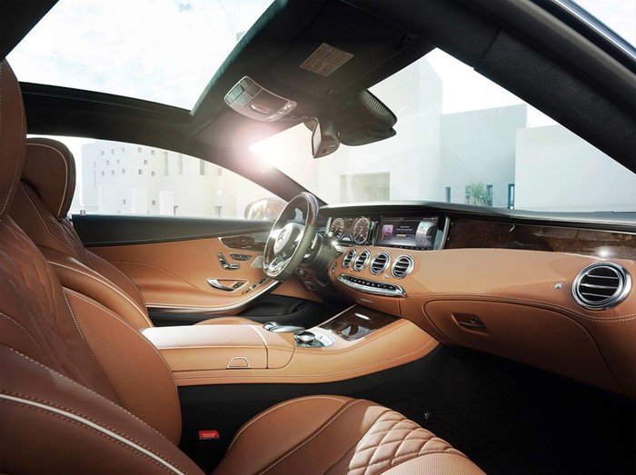 Mercedes-Benz interior.