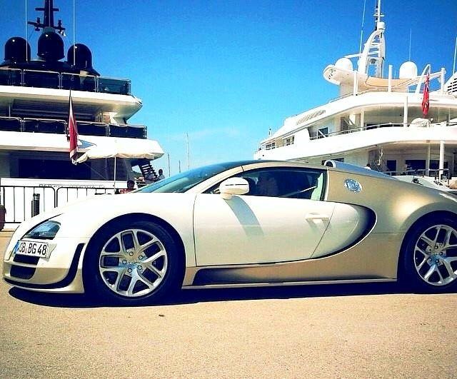 Supercars always go with superyachts.