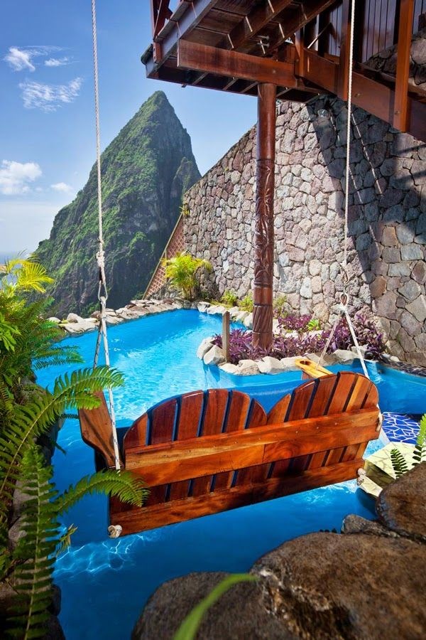 Ladera Resort, St. Lucia Caribbean.