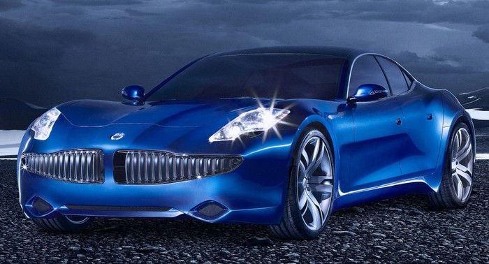 Fisker Karma, beautiful luxury sedan.
