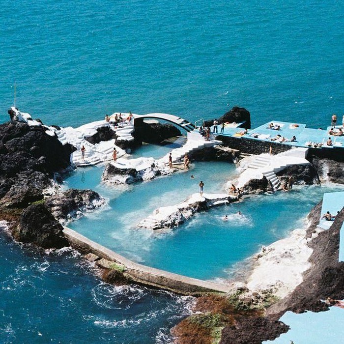 Lava pool in Maderia, Portugal.