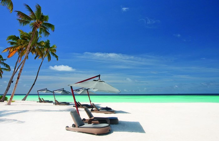 Beach in Maldives.