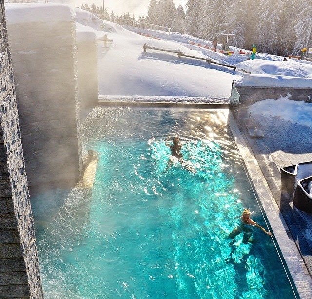 Ski resort at Mount Rigi.