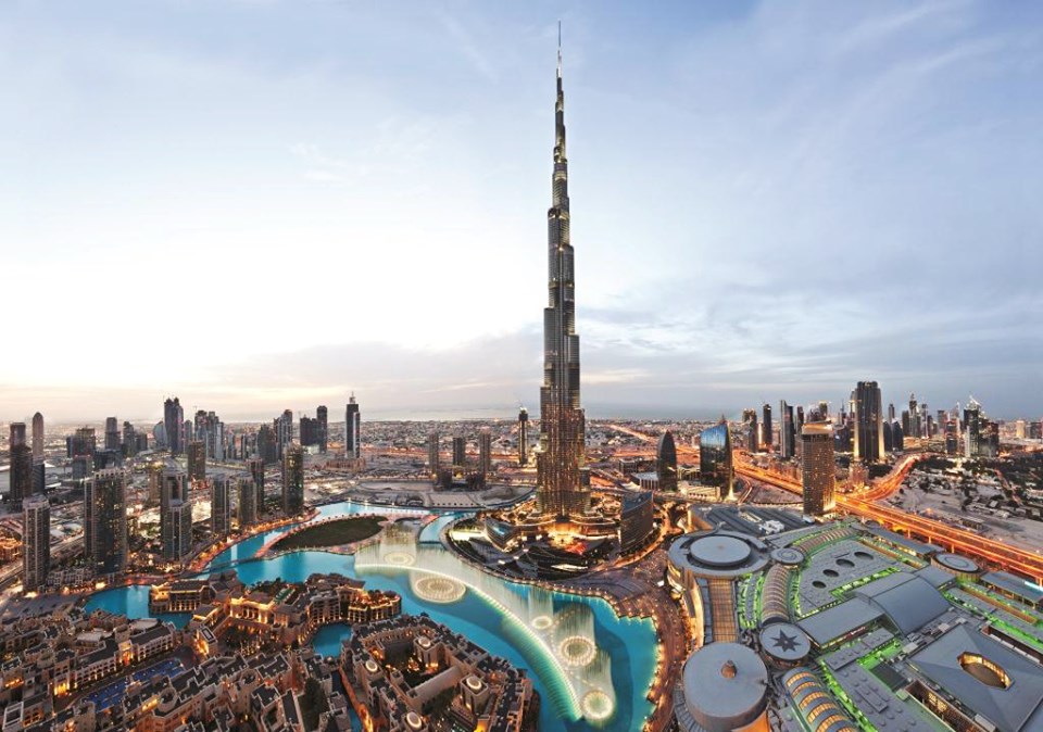 Amazing view of Dubai.