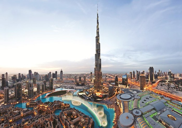 Amazing view of Dubai.