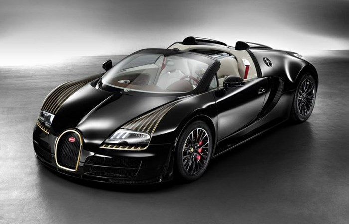 Bugatti Veyron Grand Sport Vitesse Black Bess Edition - limited to three examples.