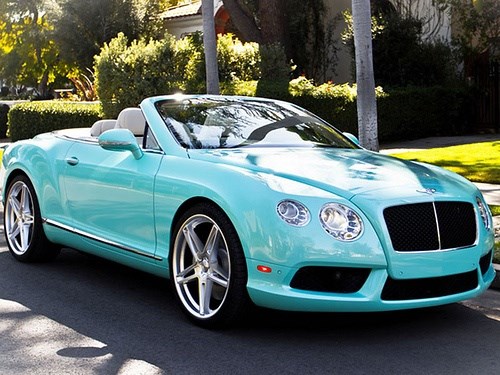  Bentley Continental “Tiffany Blue” Beverly Hills edition