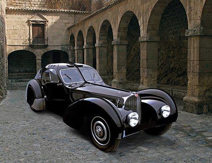 38 Bugatti 57SC Atlantic Coupe.
