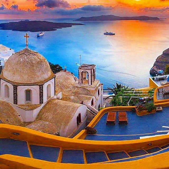 Antithesis Hotel in Santorini, Greece.